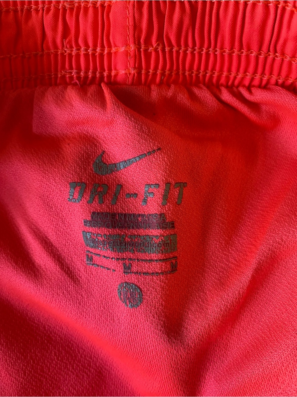 Nike Women’s Neon Running Shorts with Lime & Purple Trim - Picture 3 of 3